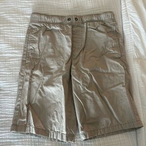 Sonoma Boy’s Cargo Shorts Size Medium 10-12 Beige Elastic Waistband